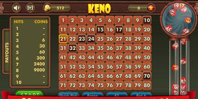 Game Keno NN88